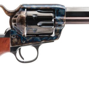Cimarron PP410MALO El Malo Pre-War 1896-1940 45 Colt (LC) 6 Shot, 4.75" Blued Octagon Steel Barrel, Blued Cylinder, Color Case Hardened Steel Frame, Walnut Grip, Exposed Hammer