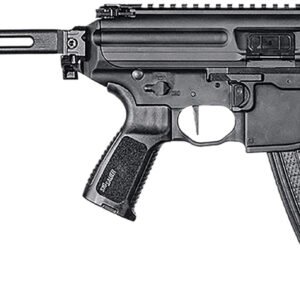 Sig Sauer PMPX4B9 MPX K  9mm Luger Caliber with 4.50" Barrel, 30+1 Capacity, Black Hard Coat Anodized Metal Finish, Folding Pivoting Contour Brace Stock & Black Polymer Grip Right Hand