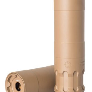 Rugged Suppressor OBSFDE9 Obsidian9 9mm Luger 1.37" Flat Dark Earth Cerakote 17-4 Stainless Steel 1/2"-28 tpi