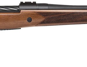 Mossberg 28132 Patriot Full Size 300 Win Mag 3+1 24" Matte Blued Fluted Threaded Barrel, Drilled & Tapped Matte Blued Stainless Steel Receiver, Walnut Fixed Stock, Right Hand