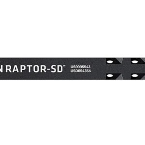 Radian Weapons R0561 Raptor SD Ambi Charging Handle, Radian Gray, Gas Ported Shaft, Fits Mil-Spec AR-15/M16 Platform
