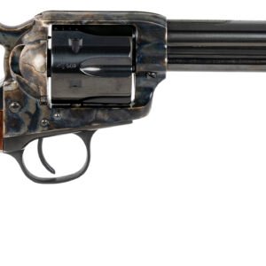 Taylors & Company 550815 Smoke Wagon 44-40 Win Caliber with 5.50" Blued Finish Barrel, 6rd Capacity Blued Finish Cylinder, Color Case Hardened Finish Steel Frame & Checkered Walnut Grip