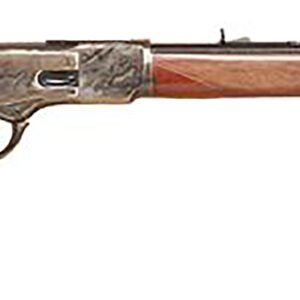 Cimarron CA213 1873 Short Deluxe Full Size 38 Special/357 Mag 10+1, 20" Blued Octagon Steel Barrel, Color Case Hardened Steel Receiver, Walnut Fixed Pistol Grip Stock, Right Hand