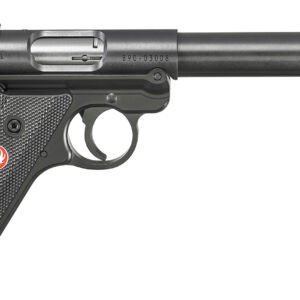 Ruger 40178 Mark IV Target Sports South Exclusive 22 LR 10+1 5.50" Blued Threaded Bull Barrel, Blued Aluminum Frame, Black Checkered Polymer Grip, Right Hand, Two Magazines