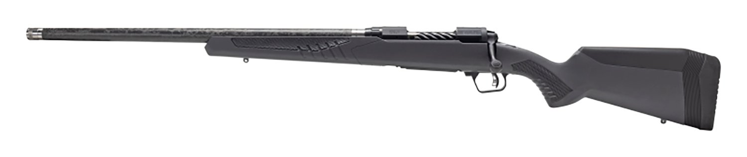 Savage Arms 57716 110 UltraLite Full Size 270 Win 4+1 22" Carbon Fiber Threaded Barrel, Black Melonite Drilled & Tapped Stainless Steel Receiver, Adj AccuStock Matte Gray Synthetic Stock, Left Hand