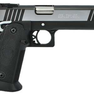 TriStar 85674 SPS Pantera 1911 9mm Luger 18+1 5" Stainless Steel Barrel, Black Chrome Serrated Steel Slide, Black Steel Frame w/Beavertail, Black Polymer Grip, Right Hand
