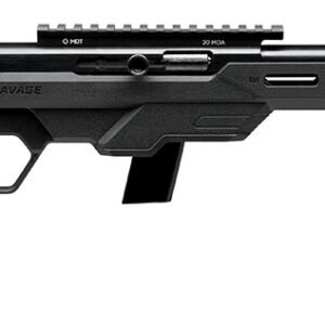 Savage Arms 45114 64 Precision Full Size 22 LR 10+1 16.50" Matte Black Heavy Threaded Barrel, Matte Black Picatinny Rail Carbon Steel Receiver, M-LOK Handguard, Black Chassis Synthetic Stock, Black Po