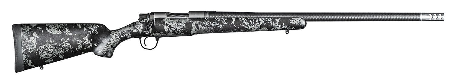 Christensen Arms 8010614100 Ridgeline FFT 280 Ackley Improved 3+1 22" Carbon Fiber/Threaded Barrel, Stainless Steel, Black with Gray Accents Stock