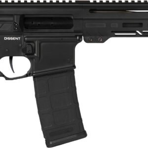 CMMG 55A938FAB Dissent 5.56x45mm NATO 30+1 6.50", Black Cerakote Rec, OEM Grip, Picatinny Buffer Adapter, Zeroed Drop-In Single Stage Trigger