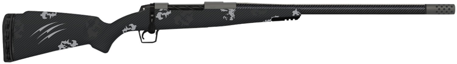 Fierce Firearms TROG300PRC20GP CT Rogue 300 PRC 3+1 20" Carbon Fiber Barrel, Glacier Cerakote Titanium Rec, Phantom Camo Rogue Stock