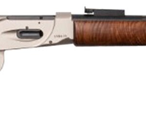 Gforce Arms GFLVRNKLS Saddlehorn 410 Gauge 2.5" 9+1 20" Nickel Barrel/Rec, Turkish Walnut Stock, Adj. Fiber Optic Sights