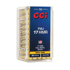 CCI 0055 Gamepoint Rimfire 17HMR 20gr Full Metal Jacket 50 Per Box/40 Case