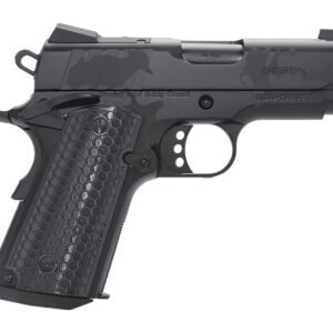 Girsan 391150 MC1911 SC Influencer Sub-Compact 9mm Luger 7+1 3 3.40" Black Steel Barrel, Black Camo Optic Ready/Serrated Steel Slide & Frame w/Picatinny Rail & Beavertail, Black Polymer Grip