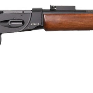 Gforce Arms GFLVR410S Saddlehorn Lever 2.50" 9+1 24" Black Steel Barrel, Black Picatinny Rail Aluminum Receiver, Fixed Walnut Stock
