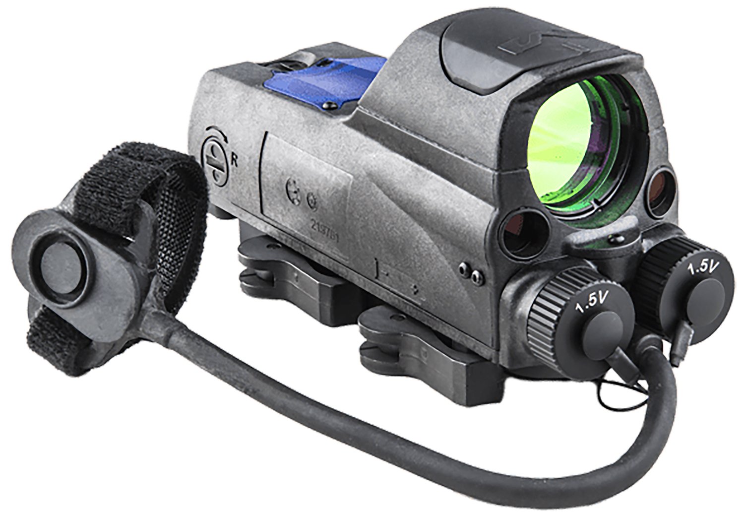 Meprolight USA 0687703 MOR PRO Black 1 x 30 mm 2.2 MOA Dot/Bullseye Reticle Red & IR Laser
