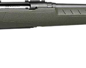 Savage Arms 32041 Axis 2 7mm-08 Rem 4+1 22" Matte Black Sporter Barrel, Matte Black Drilled & Tapped Steel Receiver, Fixed Green Synthetic Stock, Right Hand