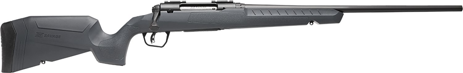 Savage Arms 32068 Axis 2 25-06 Rem 4+1 22" Matte Black Sporter Barrel, Matte Black Drilled & Tapped Steel Receiver, Fixed Matte Gray Synthetic Stock, Right Hand