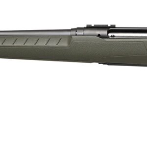 Savage Arms 32130 Axis 2 Compact 7mm-08 Rem 4+1 20" Matte Black Heavy Sporter Barrel, Matte Black Drilled & Tapped Carbon Steel Receiver, Fixed OD Green Synthetic Stock, Left Hand