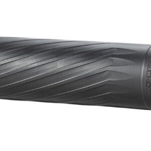 Anechoic X35LB Anechox 35L  35Cal/338Lapua/338/35Magnums Black Stainless Steel/Titanium 1 3/8"x24 w/ 1/2"x28 DTA