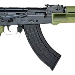 Riley Defense Inc RAK102G RAK  7.62x39mm 30+1 16.25" Black Nitride Threaded Barrel, Black Oxide Mil-Spec Receiver, Fixed Army Green Polymer, Stock OD Green Polymer Grip