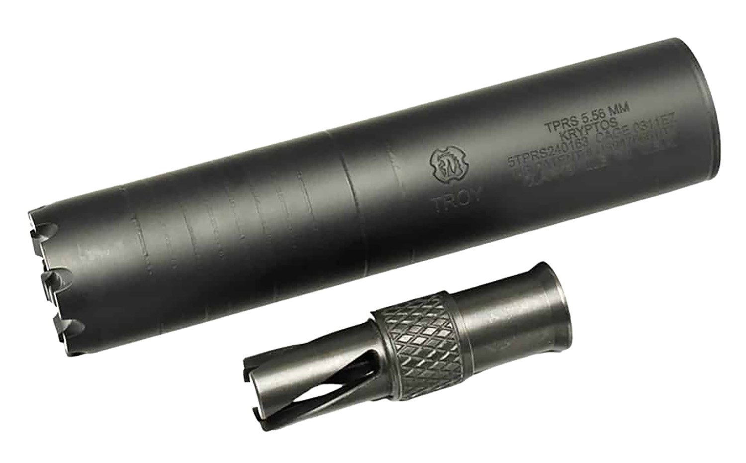 Troy Ind SSIL556KRKTBT Kryptos 5.56 1.65" Black Stainless Steel