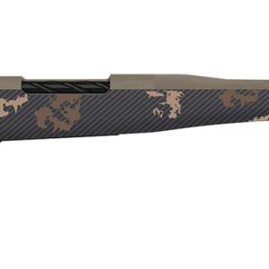 Fierce Firearms TWROG300PRC20BRS Twisted Rogue Mini 300 PRC 20" Smoked Bronze Cerakote Steel Threaded Barrel, Drilled & Tapped Steel Receiver, LR Negative Comb Sonora Ambush Camo Carbon Fiber Stock