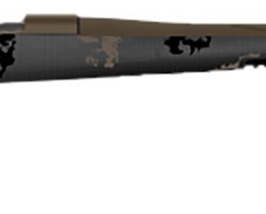 Fierce Firearms TWTROG300PRC20BT Twisted TI Rogue 300 PRC 20" Black Cerakote Steel Threaded Barrel, Black Cerakote Drilled & Tapped Titanium Receiver, LR Negative Comb Trophy Camo Carbon Fiber Stock