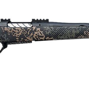 Seekins Precision 0011710237-F Havak PH3 6.5 PRC 24" Black Fluted Threaded Barrel, Black Picatinny Rail Steel Receiver, Adj Cheek Riser Woodland Shadow Synthetic Stock