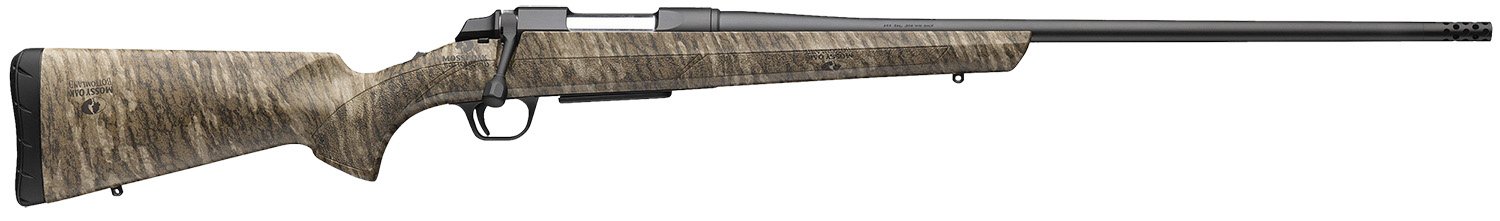 Browning 035841224 AB3 270 Win 4+1 22" Matte Blued Threaded Sporter Barrel, Matte Blued Drilled & Tapped Steel Receiver, Fixed w/Textured Grip Panels Mossy Oak Bottomland Composite Stock