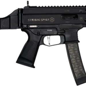 Grand Power 850003223117 Stribog SP9A3 9mm Luger 30+1 Black SB Tactical Brace