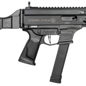 Grand Power 810091152850 Stribog SP9A3G 9mm Luger 8" Black, SB Tactical Brace
