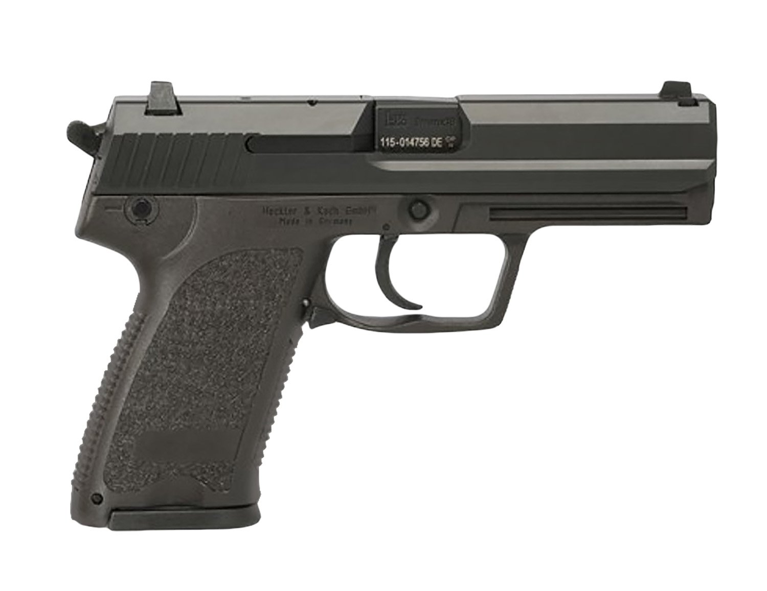HK 81001072 P8A1 9mm Luger 15+1 16.50" Black Steel Barrel, Black Receiver