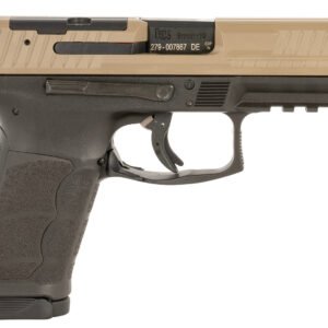 HK 81001195 VP9A1 Full Size Frame 9mm Luger 20+1 17+1 Black Flat Dark Earth Steel Optic Ready/Serrated Slide Brown Polymer Frame w/Picatinny Rail Interchangeable Backstrap Grip Ambidextrous