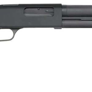 Mossberg 50799 590A1  12 Gauge Pump 3" 6+1 18.50" Black Parkerized Heavy Walled Barrel, M-LOK Forend, Black Parkerized Steel Drilled & Tapped Receiver, Fixed Black Synthetic Stock, Cylinder Bore Choke