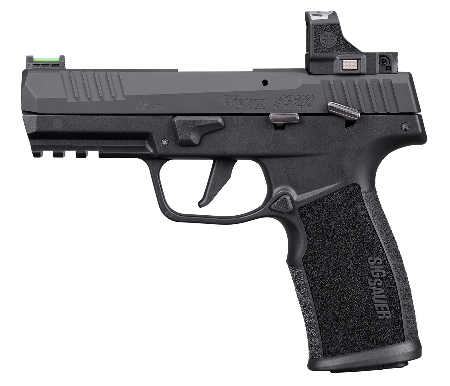 SIG 322CBRS P322 22LR 4 ROMEO RS 20R BLK