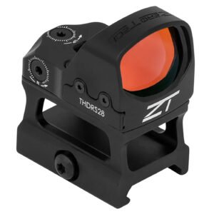 Zero Tech Optics THDRS28H Thrive HD w/High Mount Black 1x28mmx20mm, 3 MOA Red Dot Reticle Picatinny Rail/RMR Footprint Mount