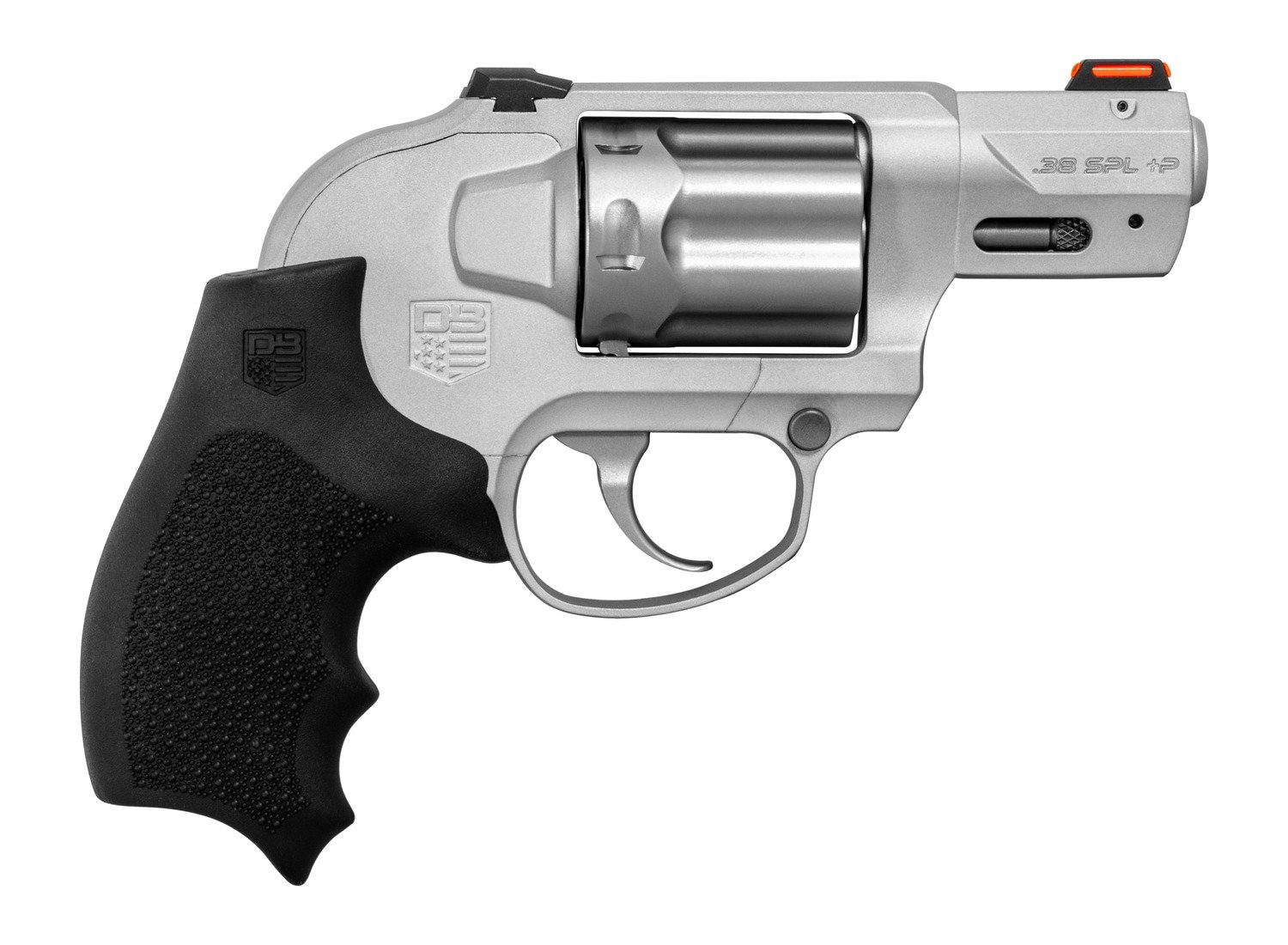 Diamondback DB0800D711 SDR 38 Special +P 6 Shot 2" Glass Bead Stainless Steel Barrel & Cylinder, Glass Bead Aluminum Frame, Black Hogue Rubber Grip, Concealed Hammer