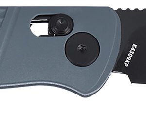 CRKT K430GKP Counterpart EDC 3.38" Folding Drop Point Plain Black Oxide 12C27 Sandvik SS Blade, Gray Textured GRN Handle