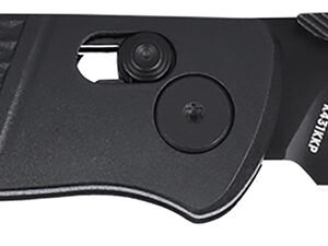 CRKT K431KKP Counterpart EDC 3.31" Folding Tanto Plain Black Oxide D2 Steel Blade, Black Textured GRN Handle