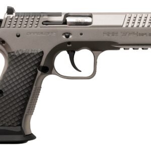 Sarsilmaz SAR7/24SPT 7/24  9mm Luger 17+1 4.40" Stainless Barrel, Matte Stainless Steel Optic Cut/Serrated Slide, Matte Stainless Steel Frame w/Beavertail & Picatinny Rail, Black Polymer Grip