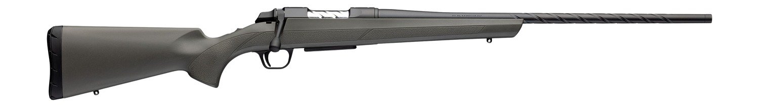 Browning 035851229 AB3 Pro Full Size 300 Win Mag 3+1 26" Matte Blued Spiral Fluted Threaded Barrel, Matte Blued Steel Drilled & Tapped Receiver, Gray/Green Fixed Synthetic Stock, Right Hand