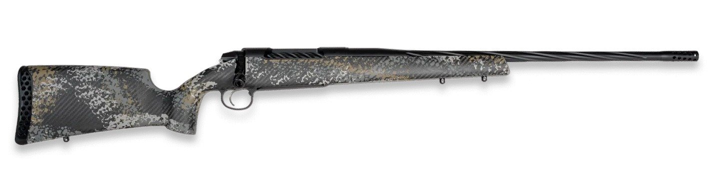 Weatherby 3WAST653WR8B 307 Alpine ST 6.5-300 WBY Mag 3+1 26" Graphite Black Cerakote Spiral Fluted Threaded Barrel, Steel Drilled & Tapped Receiver, Carbon Fiber w/Gray, Light Gray & Gold Sponge Accen