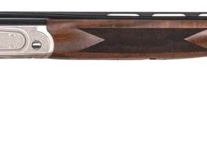 Mossberg 75491 Gold Reserve  16 Gauge Break Open 2.75" 2rd 28" Blue Polished Over/Under Vent Rib Barrel, Silver w/Engraved Scroll & Gold Inlay Receiver, Fixed Grade A Walnut Stock