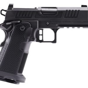 Alpha Foxtrot AA47X1QIG-XDBK19 AF1911 Romulus 9mm Luger 20+1 3.50" Black DLC Stainless Steel Threaded Compensated Barrel, Optic Ready/Serrated Slide & Frame w/Beavertail & Picatinny Rail, Aluminum Gri