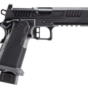 Alpha Foxtrot AA47X1EID-XDBK19 AF1911 Romulus 9mm Luger 20+1 17+1 5" Black DLC Stainless Steel Bull Barrel, Optic Ready/Serrated Slide & Frame w/Beavertail & Picatinny Rail, Aluminum Grip, RMSc/RMR Fo