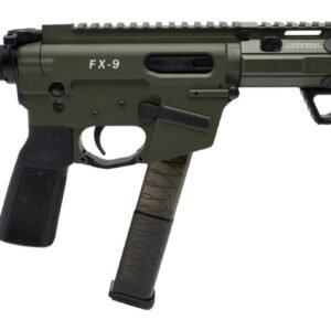 Freedom Ordance FX9P8E-ODG FX9P Elite 9mm Luger 8" Black Nitride Threaded Barrel, OD Green Anodized Aluminum Receiver w/Picatinny Rail, M-LOK Handguard, Black Polymer SB Tactical SBA5 Brace, Black Pol