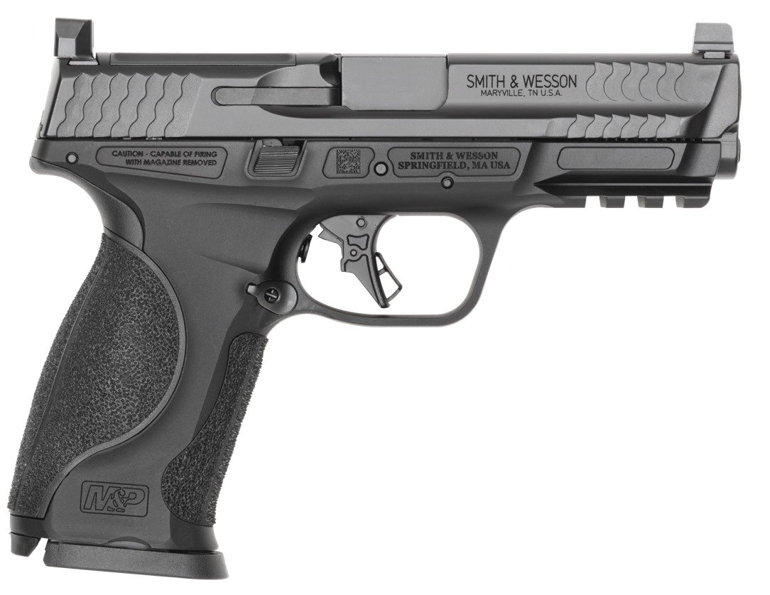 Smith & Wesson 14792 M&P9 M2.0 Metal Full Size 9mm Luger 17+1 4.25" Black Armornite Stainless Steel Barrel & Optic Cut/Serrated Slide, Black Anodized Aluminum Frame w/Picatinny Rail, Interchangeable P