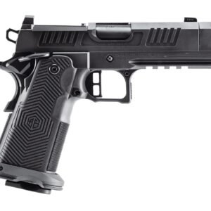 Alpha Foxtrot AA39X1QIG-XDBK19 AF1911 Romulus Compact Frame 9mm Luger 20+1 3.50" Black DLC Threaded Compensated Barrel, Black DLC Stainless Steel Optic Ready/Serrated Slide, Black DLC Stainless Steel