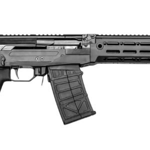 JTS Shotgun M12AK 12 Gauge Semi-Auto 3" 5rd 18.70" Picatinny Rail Receiver, Skeletonized Black Synthetic Stock