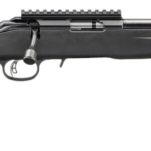 Ruger  American  22 LR 10+1 16.10" Satin Blued Threaded Barrel, Satin Blued Alloy Steel Receiver w/Picatinny Rail, Black Adj LOP Synthetic Stock